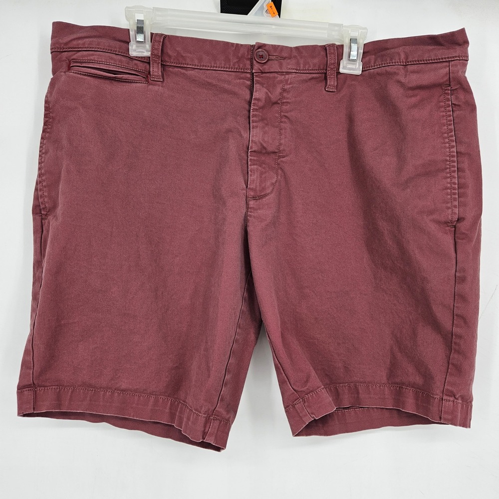 Untuckit Shorts Mens 38 Chino Front‎ Casual Preppy St Vincent Pink Pastel
